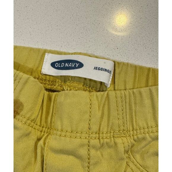 Old Navy Jeggings Toddler Girl 3T Yellow Pants - Picture 2 of 4